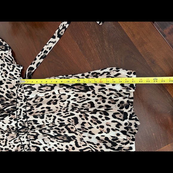 june & hudson leopard print jumper | size S - Picture 8 of 11